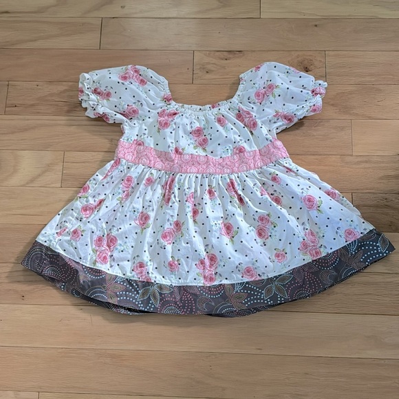 Matilda Jane | Rose Pattern | Tunic Top | girl’s size 6 - Picture 1 of 5